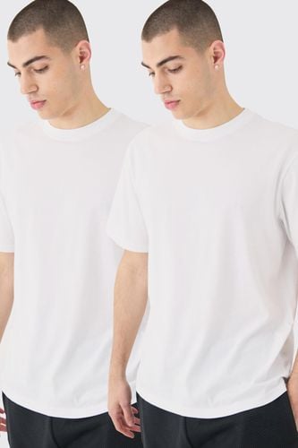Pack Basic T-shirt - White - XS - boohooMAN - Modalova