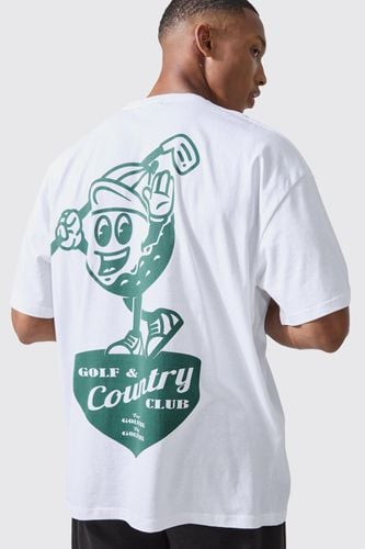 Man Active Golf Country Club Oversized T-shirt - - M - boohooMAN - Modalova