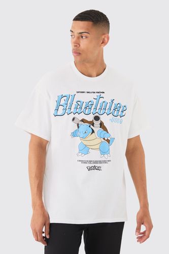 Oversized Pokemon Blastoise License T-shirt - - L - boohooMAN - Modalova