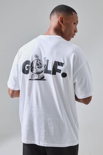 Man Active Golf Oversized Backprint T-shirt - - M - boohooMAN - Modalova