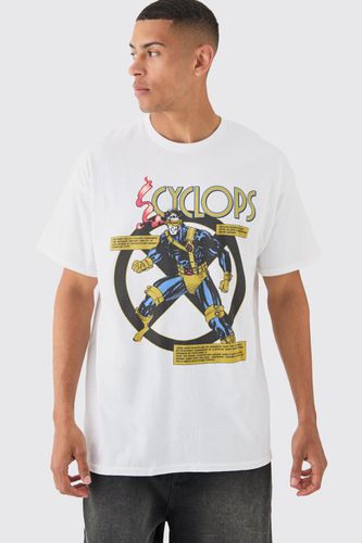 Oversized Marvel Cyclops X-Men License T-shirt - - L - boohooMAN - Modalova