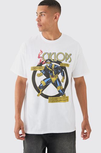 Oversized Marvel Cyclops X-Men License T-shirt - - S - boohooMAN - Modalova