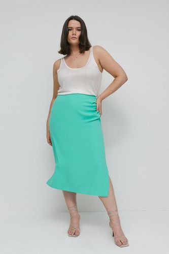 Womens Plus Size Ruched Side Skirt - - 20 - Warehouse - Modalova