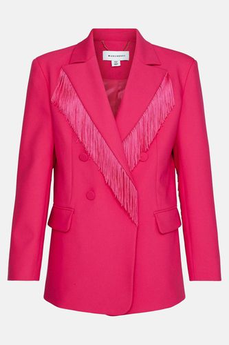 Womens Kara Rose Fringed Oversized Blazer - - 10 - Warehouse - Modalova