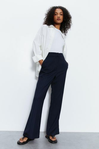 Womens Premium Tailored Pinstripe Straight Leg Trouser - - 16 - Warehouse - Modalova