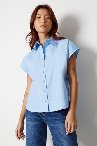 Womens Boxy Button Through Shirt - - 10 - Warehouse - Modalova