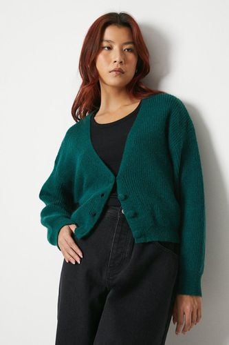 Womens Knitted Oversized Cropped Cardigan - - L - Warehouse - Modalova