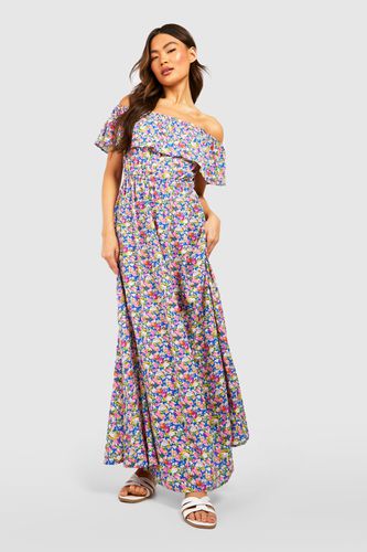 Womens Off The Shoulder Floral Maxi Dress - - 10 - boohoo - Modalova