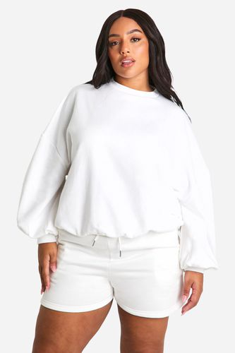 Womens Plus Basic Oversized Sweatshirt - - 16 - boohoo - Modalova