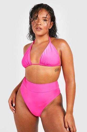 Womens Plus Essentials High Waisted Bikini Brief - - 16 - boohoo - Modalova