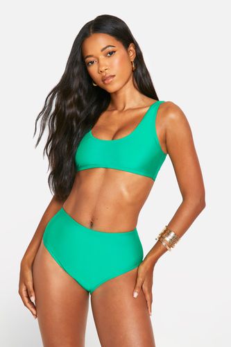 Womens Essentials High Waisted Bikini Brief - - 8 - boohoo - Modalova