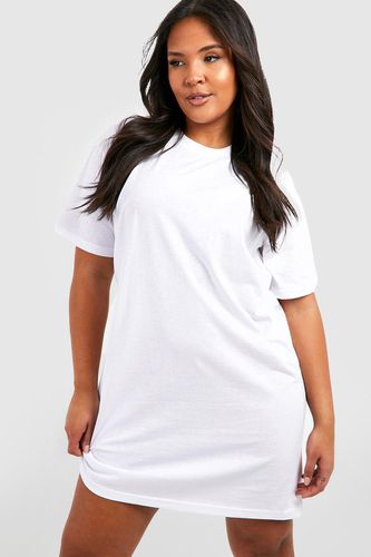 Womens Plus Cotton Short Sleeve T-shirt Dress - - 18 - boohoo - Modalova