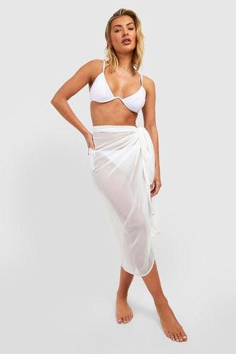 Womens Essentials Tie Beach Sarong - - One Size - boohoo - Modalova
