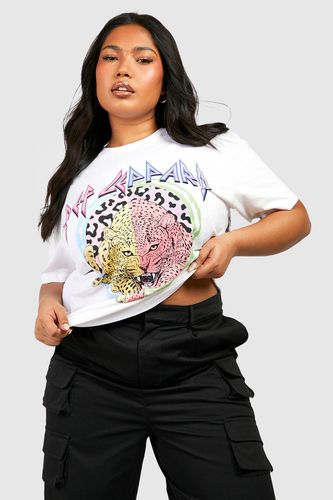 Womens Plus Def Leppard Oversized T-shirt - - 18 - boohoo - Modalova