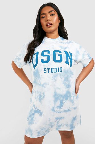 Womens Plus Tie Dye Dsgn Studio T-shirt Dress - - 18 - boohoo - Modalova