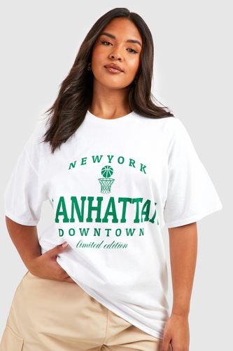 Womens Plus Manhattan Printed T-shirt - - 16 - boohoo - Modalova