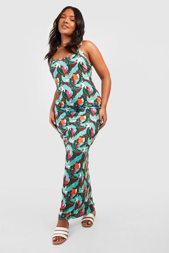 Womens Plus Jersey Strappy Maxi Dress - - 20 - boohoo - Modalova