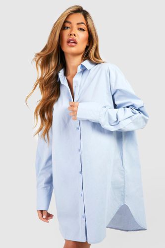 Womens Cotton Oversized Night Shirt - - 10 - boohoo - Modalova