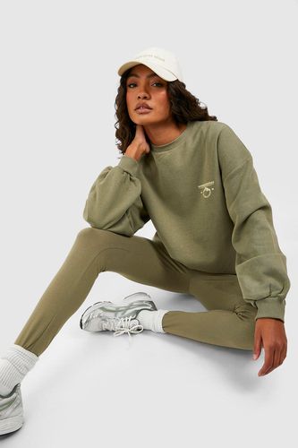 Womens Tall Oversized Sweatshirt And Legging Set - - 12 - boohoo - Modalova