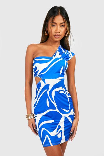 Womens Abstract Cut Out Bodycon Dress - - 18 - boohoo - Modalova