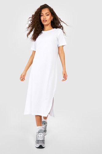 Womens Short Sleeve Basic Midi Dress - - XS - boohoo - Modalova