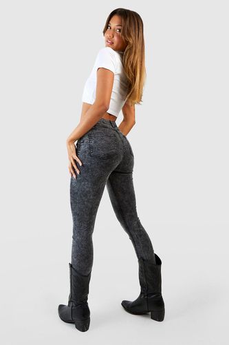 Womens Butt Shaper High Rise Skinny Jeans - - 10 - boohoo - Modalova