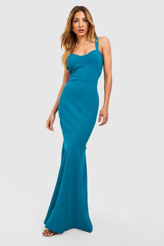 Womens Fitted Fishtail Maxi Bridesmaid Dress - - 14 - boohoo - Modalova