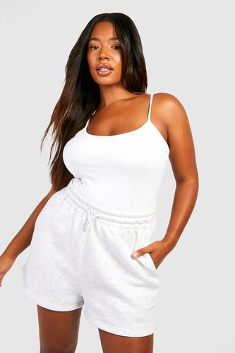 Womens Plus Cotton Strappy Bodysuit - - 16 - boohoo - Modalova