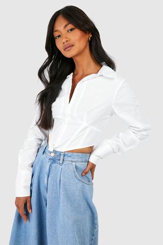 Womens Corset Style Shirt - - 14 - boohoo - Modalova