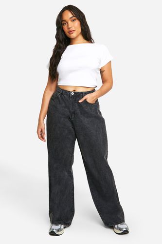 Womens Plus Basics High Waisted Boyfriend Jeans - - 22 - boohoo - Modalova