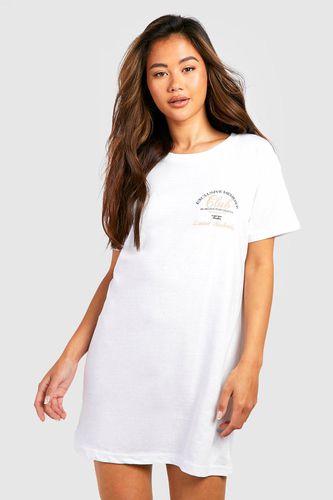 Womens Members Club Oversized T-shirt Dress - - 12 - boohoo - Modalova