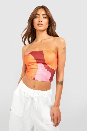 Womens Large Bandeau Top - - 10 - boohoo - Modalova