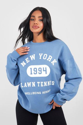Womens New York Slogan Printed Sweatshirt - - L - boohoo - Modalova