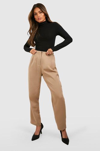 Womens High Waisted Tailored Cigarette Trouser - - 10 - boohoo - Modalova