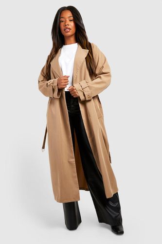 Womens Plus Woven Tailored Belted Trench Coat - - 16 - boohoo - Modalova
