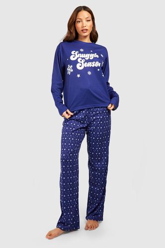 Womens Tall Snuggle Season Pyjama Set - - 8 - boohoo - Modalova