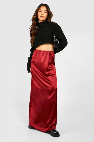 Womens Maxi Satin Skirt - - 12 - boohoo - Modalova