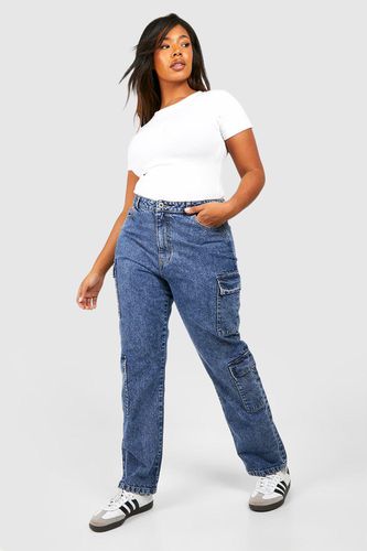 Womens Plus Basics Slim Cargo Jeans - - 16 - boohoo - Modalova