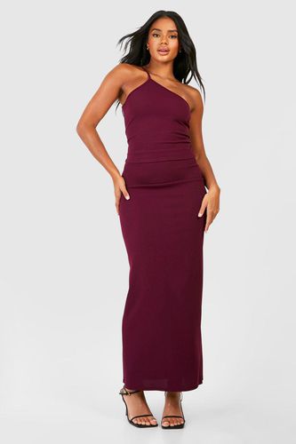 Womens Asymmetric Top & Column Maxi Skirt - - 12 - boohoo - Modalova