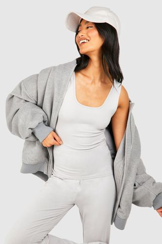 Womens Premium Super Soft Wide Strap Square Neck Vest - - 12 - boohoo - Modalova