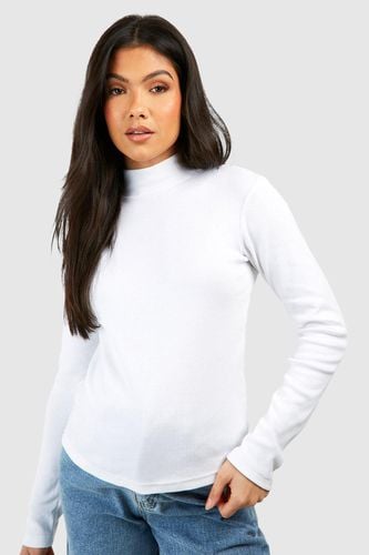 Womens Maternity Basic Long Sleeve Funnel Neck T-shirt - - 14 - boohoo - Modalova
