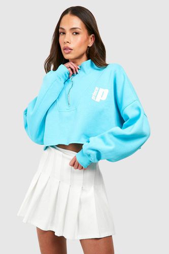 Womens Prince Half Zip Sweatshirt - - 22 - boohoo - Modalova