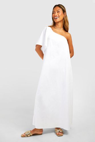 Womens Woven One Shoulder Maxi Dress - - 18 - boohoo - Modalova