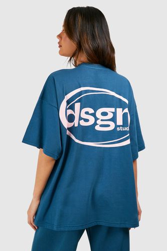 Womens Dsgn Studio Printed Oversized T-shirt - - XS - boohoo - Modalova
