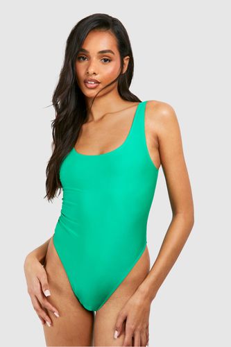 Womens Tall Basic Scoop Swimsuit - - 12 - boohoo - Modalova