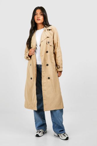 Womens Maternity Belted Trench Coat - - 14 - boohoo - Modalova