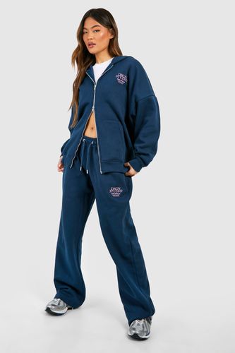 Womens Dsgn Studio Printed Hooded Tracksuit - - M - boohoo - Modalova