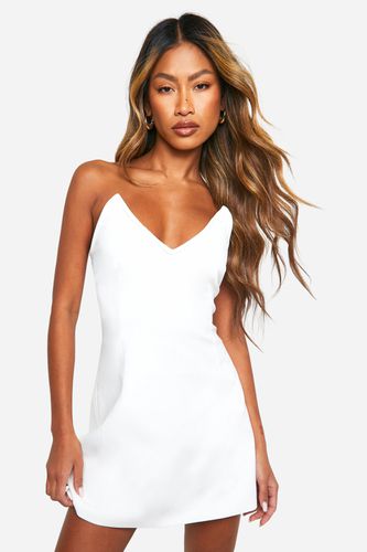 Womens Boned Structured Mini Dress - - 12 - boohoo - Modalova