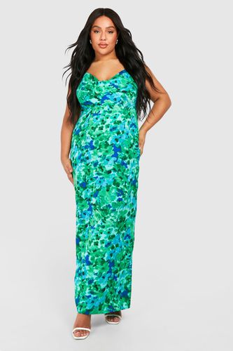 Womens Plus Floral Printed Maxi Dress - - 16 - boohoo - Modalova