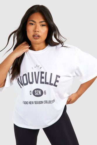 Womens Plus Nouvelle Oversized T-shirt - - 18 - boohoo - Modalova
